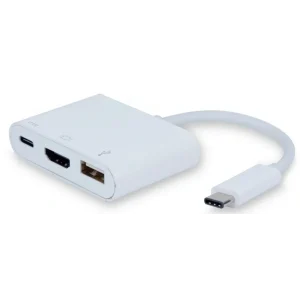 מתאם USB C ל-HDMI + USB3.0 AF + USB CF תומך 4K@30HZ תומך NINTENDO