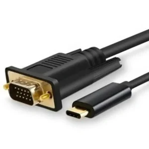 כבל USB C זכר ל-VGA זכר באורך 1.8 מטר