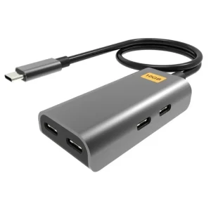 רכזת USB3.2 GEN2 10Gbps עם חיבור USB C ל-4 חיבורי USB C