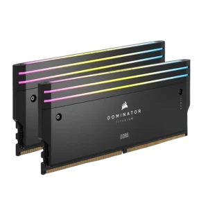 זיכרון למחשב נייח Corsair Dominator RGB | 32GB (2x16GB) | DDR5 | 6400MHz | CL32 | XMP | DIMM