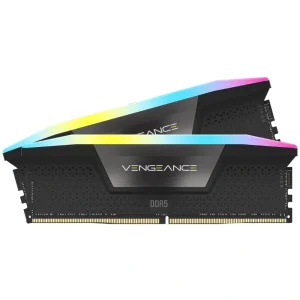 זיכרון למחשב נייח Corsair Vengeance RGB | 32GB (2x16GB) | DDR5 | 6000MHz | CL38 | EXPO/XMP | DIMM