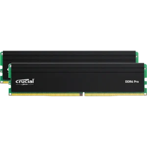 זיכרון למחשב נייח Crucial Pro | 64GB (2x32GB) | DDR4 | 3200MHz | CL22 | EXPO/XMP | DIMM