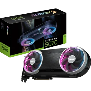 כרטיס מסך | Gigabyte GeForce RTX 5070 AORUS RTX 5070 INFINITY WINDFORCE HYPERBURST | 12 GB | GDDR7 | HDMI + 3DP | PCI-E 5.0