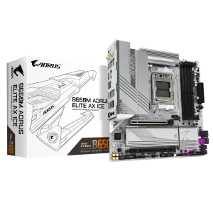 לוח אם | Gigabyte B650M AORUS ELITE AX ICE (Rev. 1.x) | DDR5 | Wi-Fi 6E
