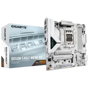 לוח אם | Gigabyte B850M EAGLE WIFI6E ICE (Rev. 1.0) | DDR5 | Wi-Fi 6E