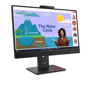 מסך מחשב | שטוח | 23.8" | Lenovo ThinkVision T24D-4v | 64B7UAT1IS | FHD | 120Hz | IPS | USB-C 100W | SPK | CAM