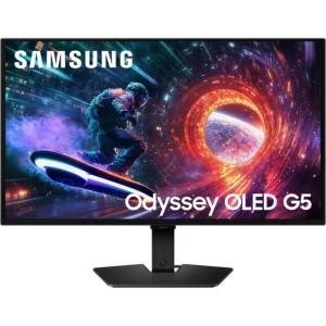 מסך מחשב | שטוח | 27" | Samsung Odyssey G5 | S27FG502SU | 2K QHD | 180Hz | OLED | DisplayPort