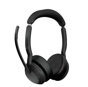 אוזניות אלחוטיות Jabra Evolve2 55 Link380C MS Stereo Stand 25599-999-889