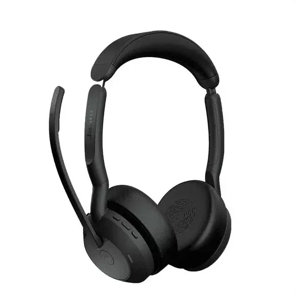 אוזניות אלחוטיות Jabra Evolve2 55 Link380C MS Stereo Stand 25599-999-889