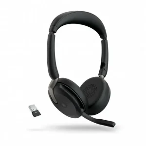 אוזניות אלחוטיות Jabra Evolve2 65 Flex Link380a MS Stereo 26699-999-999
