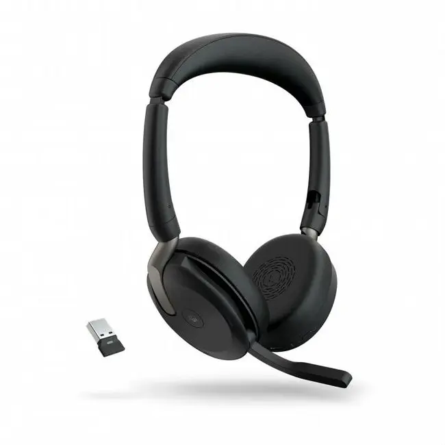 אוזניות אלחוטיות Jabra Evolve2 65 Flex Link380a MS Stereo 26699-999-999