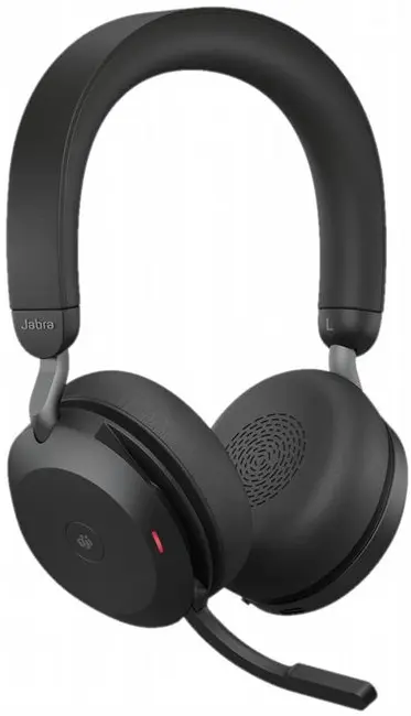 אוזניות אלחוטיות Jabra Evolve2 75 Link380c MS Stereo Black 27599-999-899