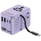 מתאם נסיעות Verbatim Charge 'n' Travel 30193 סגול