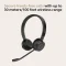 אוזניות אלחוטיות Jabra Evolve 65 TE Link 390a MS Stereo Headset 6699-833-309
