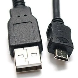 כבל USB - MICRO USB B איכותי מסוכך באורך 3 מטר
