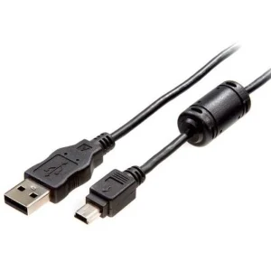 כבל מיני USB מקצועי USB2.0 A - MINI B + פריט 2 מטר