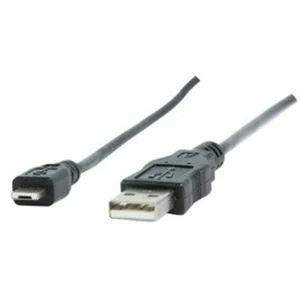 כבל USB2.0 מ-A זכר ל-MICRO USB A זכר 1.8 מטר