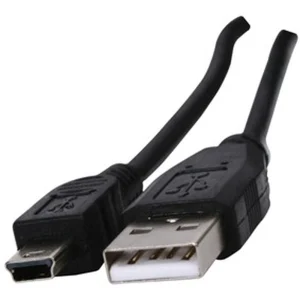 כבל USB2.0 לחיבור מיני USB B טרפז (5 פינים) באורך 1.8 מטר