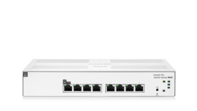רכזת רשת / ממתג HPE Aruba Instant On 1840 8G PD S5E25A