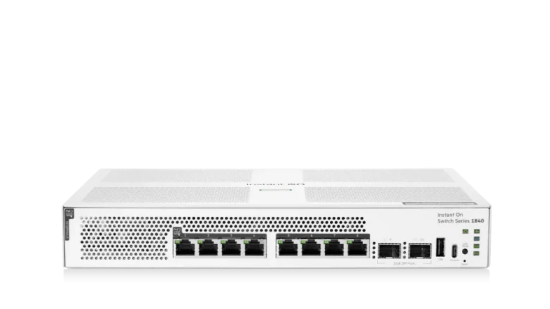 רכזת רשת / ממתג PoE HPE Aruba Instant On 1840 8G 2F 124W S5E27A