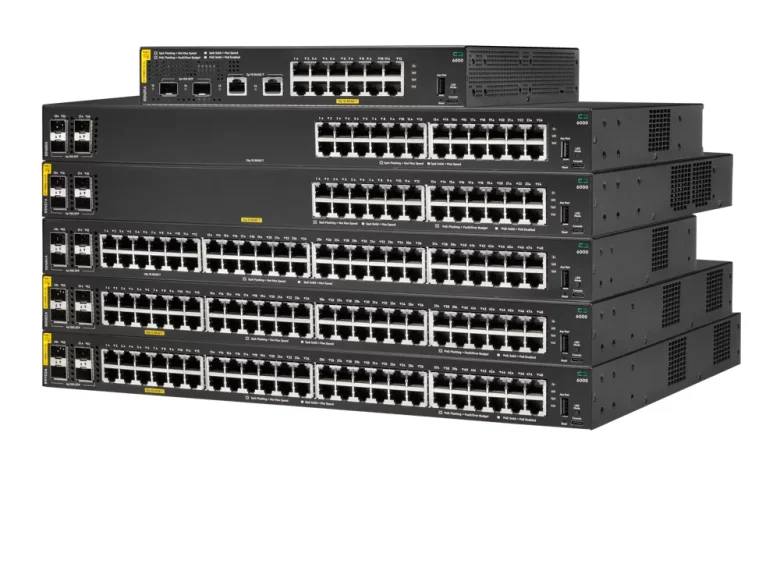 רכזת רשת / ממתג מנוהל PoE HPE Aruba CX 6000 8G 2SFP 67W S4R23A