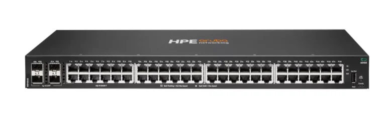 רכזת רשת / ממתג מנוהל HPE Aruba Networking CX 6000 48G 4SFP R8N86B