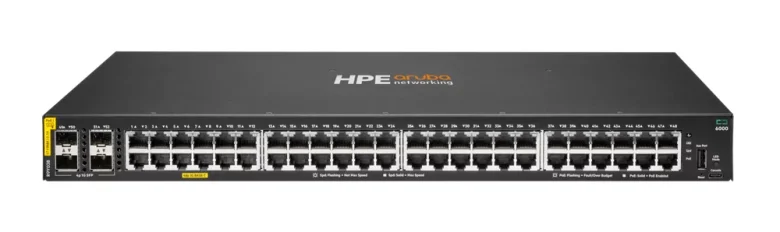 רכזת רשת / ממתג מנוהל PoE HPE Aruba CX 6000 48G 4SFP 740W R9Y03A