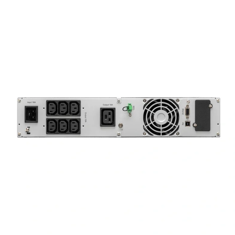 אל פסק Eaton 9E3000IR – חיבורים בגב המכשיר