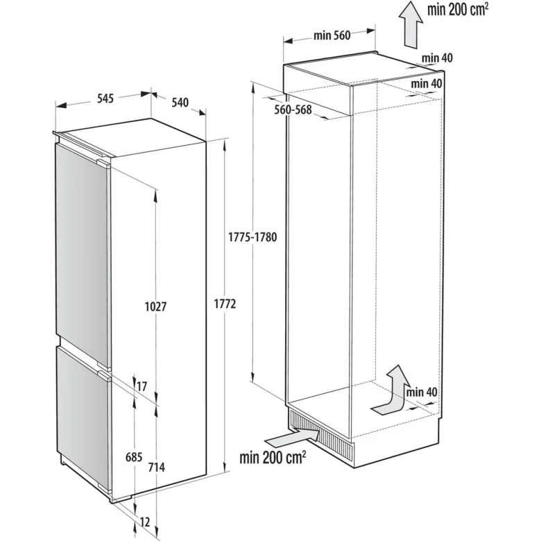Gorenje NRKI517E62WF – תמונת מוצר ומפרט 2