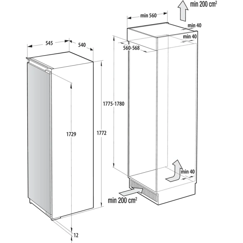 Gorenje RI517E62WF – תמונת מוצר ומפרט 2