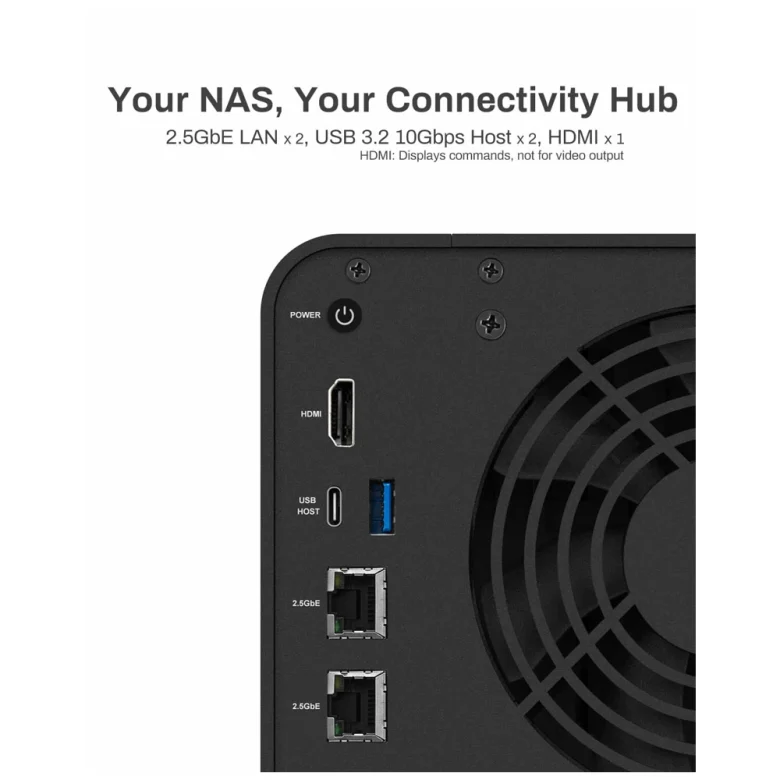 שרת אחסון NAS TerraMaster F4-424 | 4 מפרצי SATA | ללא כוננים – תמונה 3