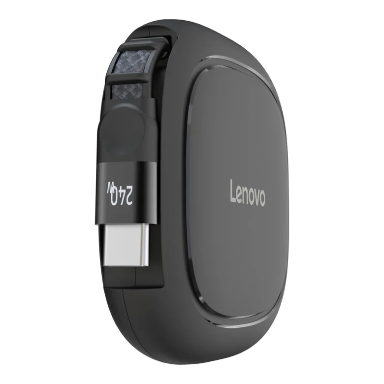 Lenovo 240w Usb C Retractable Cable Black Gx91v57058 03