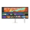 מסך חכם קעור LG 34U601SA-W לבן – מבט קדמי