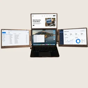 מערכת שלושה מסכים ניידים TriVision Quad-Screen S8
