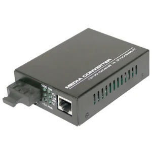 ממיר מדיה 10/100/1000Base-TX ל-1000Base-FX חיבורי RJ45 ו-SC כפול תומך SM 20KM איכותי TopX