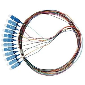 סט פיגטייל אופטי לריתוך 12 צבעים SC SM 1.5M