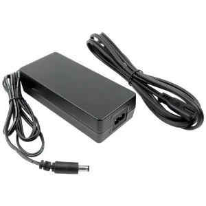 ספק כוח שולחני ממותג איכותי 12V 5A עם תקע DC 5.5/2.1-2.5 + כבל שמינייה