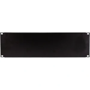 פנל עיוור 19'' 3U מתכתי שחור