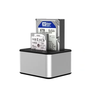 תחנת עגינה 5Gbps ל-2 כוננים 2.5"/3.5" SATA