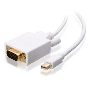כבל MINI DISPLAY PORT זכר ל-VGA זכר באורך 3 מטר
