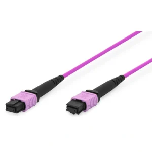 מגשר אופטי MPO F-F TYPE B 12*OM4 באורך 30 מטר