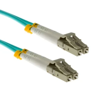 מגשר אופטי מולטימוד OM3 דופלקס LC-LC באורך 25 מטר