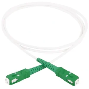 מגשר SM סימפלקס משוריין SC/APC - SC/APC עם ראשים מוגנים להשחלה 20 מטר