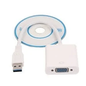 מתאם USB3.0 ל-VGA לחיבור מסך נוסף תומך WIN7 / WIN8 / WIN8.1 / WIN10