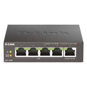מתג רשת D-Link DGS-1005P, מק״ט DGS-1005P/B3A — תמונה 1