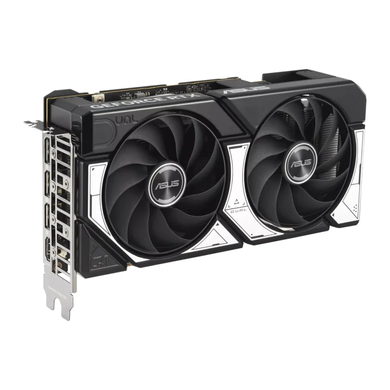 כרטיס מסך ASUS DUAL-RTX5060-O8G-A — מבט בזווית