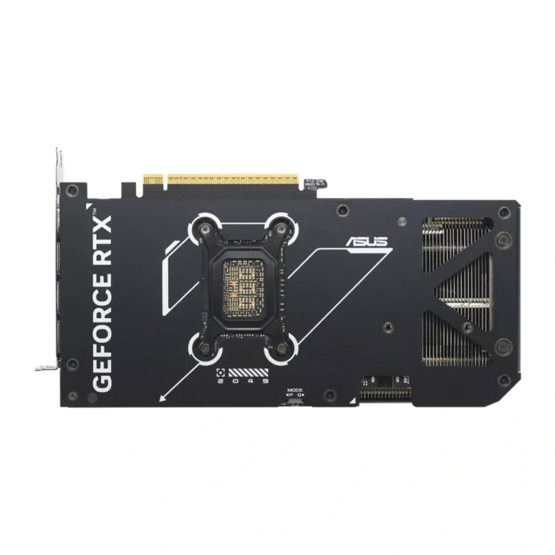 כרטיס מסך ASUS DUAL-RTX5070-O12G — מבט אחורי