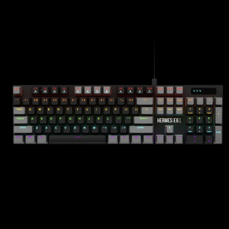 ערכת מקלדת ועכבר GAMDIAS HERMES E6 ELITE 2-IN-1 COMBO – תמונה 1