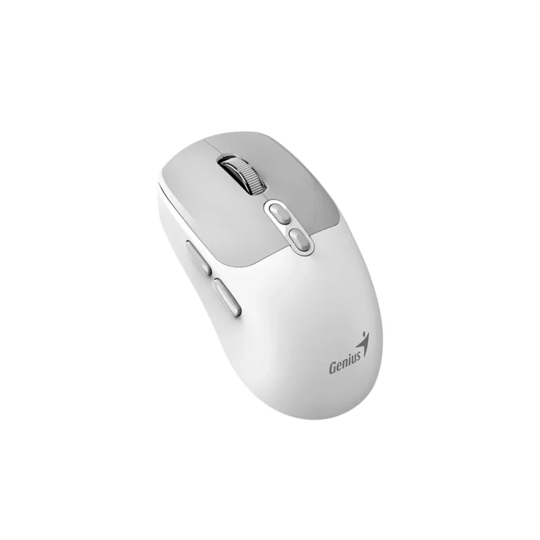 עכבר אלחוטי Genius NX-8080S BT, צבע לבן ואפור, מק״ט 31030042406 — תמונה 3