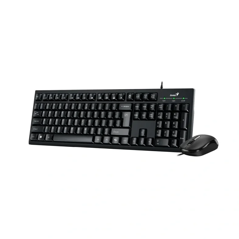 סט מקלדת ועכבר Genius KM-100SE, צבע שחור, מק״ט 31330009409 — תמונה 2